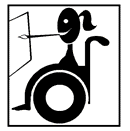 disabled wheelchair bound amputee girl painting